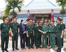 Đại tướng Đỗ Bá Tỵ thăm và làm việc tại Sư đoàn 346